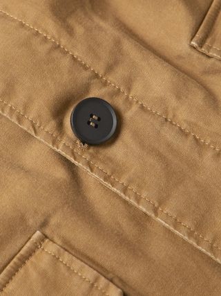 Yves Salomon Cotton-Twill Parka with Detachable Shearling and Shell Hooded Down Liner — view 3