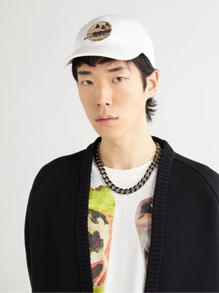 Givenchy × Josh Smith Logo-Embroidered Cotton-Blend Twill Baseball Cap — view 2