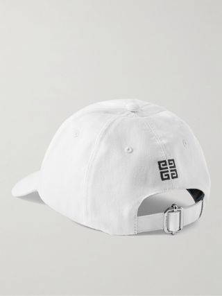 Givenchy × Josh Smith Logo-Embroidered Cotton-Blend Twill Baseball Cap — view 3