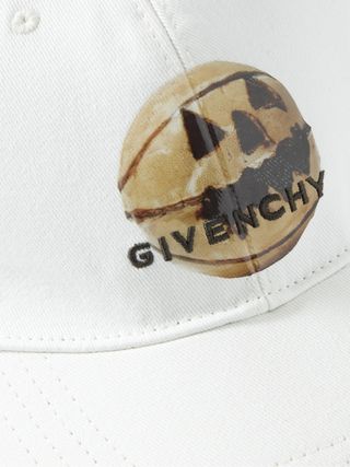 Givenchy × Josh Smith Logo-Embroidered Cotton-Blend Twill Baseball Cap — view 4