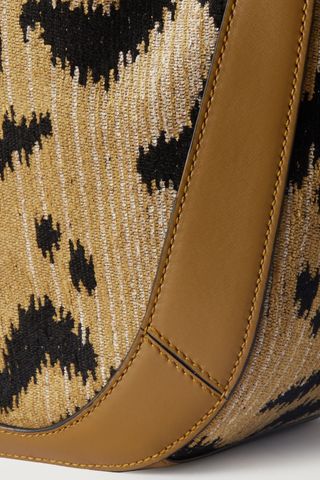 Ulla Johnson Hilma Leather-Trimmed Canvas Shoulder Bag — view 4