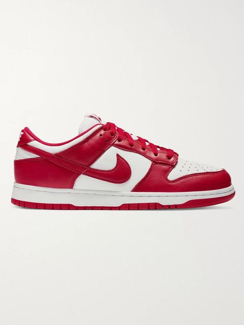 Nike Dunk Low — White and University Red