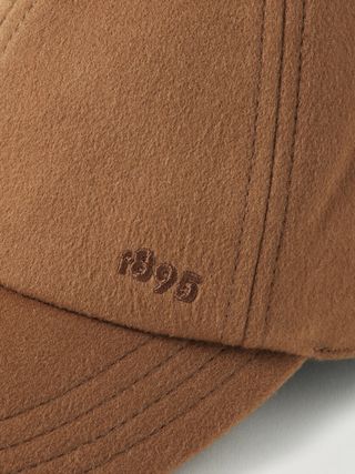 Berluti Embroidered Leather-Trimmed Wool-Blend Felt Baseball Cap — view 4