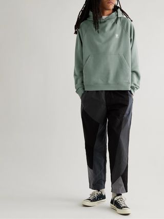 Cooper Logo-Print Cotton-Jersey Hoodie — view 2