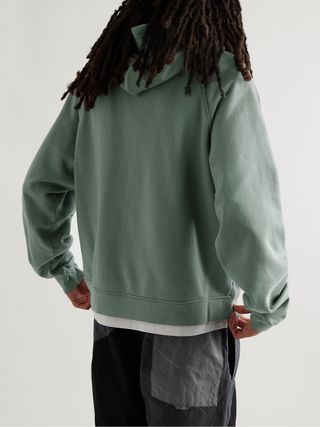 Cooper Logo-Print Cotton-Jersey Hoodie — view 4