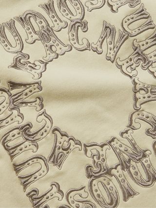 Acne Studios Logo-Embroidered Organic Cotton-Jersey Sweatshirt — view 3