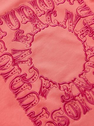 Acne Studios Logo-Embroidered Organic Cotton-Jersey Sweatshirt — view 3