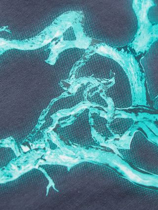 Acne Studios Logo-Appliquéd Printed Cotton-Jersey Hoodie — view 4