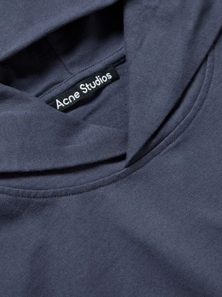 Acne Studios Logo-Appliquéd Printed Cotton-Jersey Hoodie — view 5