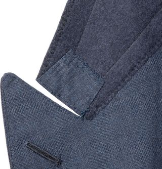 Kingsman Harry's Navy Double-Breasted Wool Suit Jacket — view 5