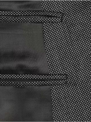 Kingsman Grey Double-Breasted Birdseye Wool Suit — view 9
