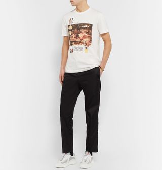 Versace Slim-Fit Printed Cotton-Jersey T-Shirt — view 2