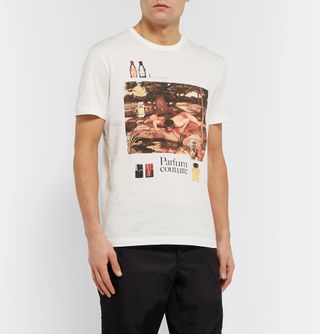 Versace Slim-Fit Printed Cotton-Jersey T-Shirt — view 3