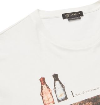 Versace Slim-Fit Printed Cotton-Jersey T-Shirt — view 5