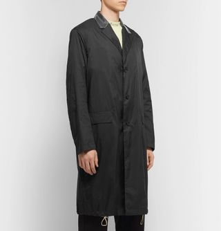 Acne Studios Sagan Organza-Trimmed Nylon-Ripstop Coat — view 3