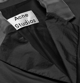 Acne Studios Sagan Organza-Trimmed Nylon-Ripstop Coat — view 5