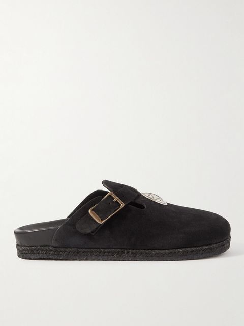 Yuketen Sal 1 Embellished Suede Clogs