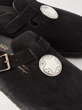 Yuketen Sal 1 Embellished Suede Clogs — view 6