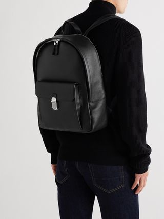 dunhill Belgrave Full-Grain Leather Backpack — view 2