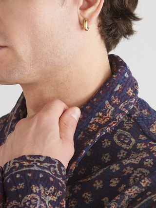 Luis Morais Gold Earrings — view 2