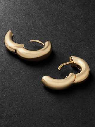 Luis Morais Gold Earrings — view 3