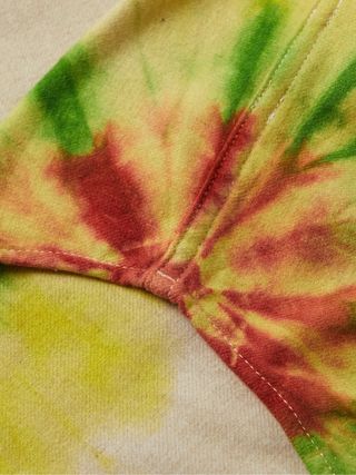 The Elder Statesman Magic Rings Clash Tie-Dyed Recycled-Flannel Shirt — view 3