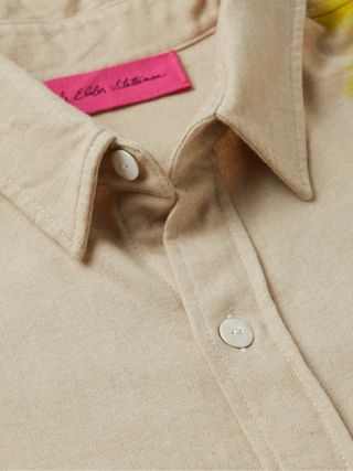 The Elder Statesman Magic Rings Clash Tie-Dyed Recycled-Flannel Shirt — view 5