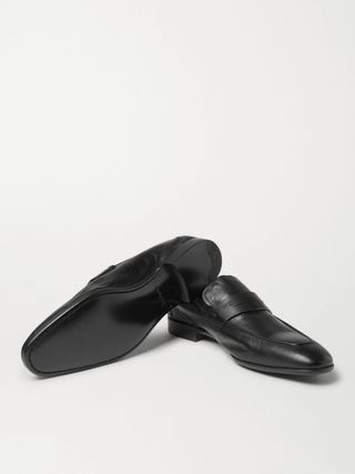 Berluti Lorenzo Leather Loafers — view 7