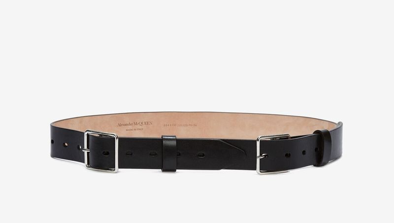 Alexander McQueen 2.5cm Leather Belt — view 1