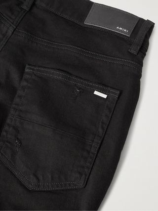 Amiri MX1 Skinny-Fit Panelled Distressed Jeans — view 3