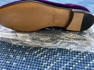 Tom Ford William Tasselled Leather Velvet Loafers Plum J1196T TVE009 U600 Purple — view 6