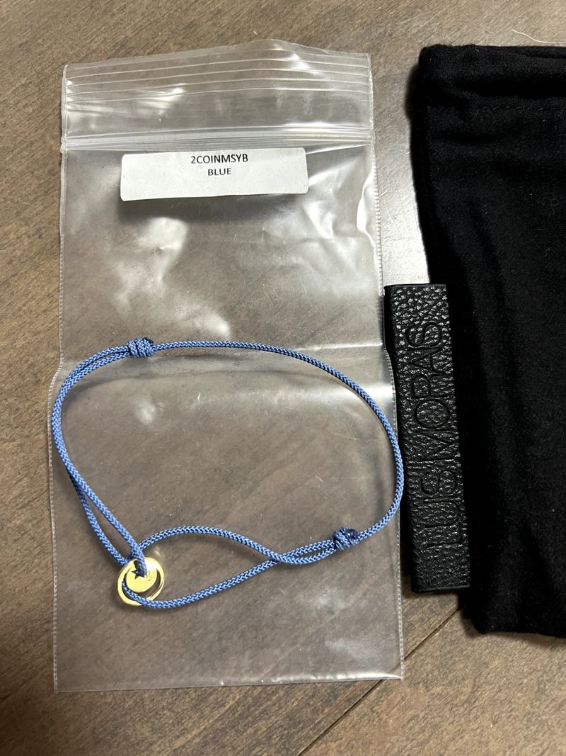 Luis Morais Bracelet Moon 14K Gold Cord Adjustable — view 1