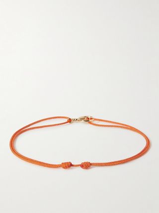 Luis Morais Gold and Cord Bracelet — view 3