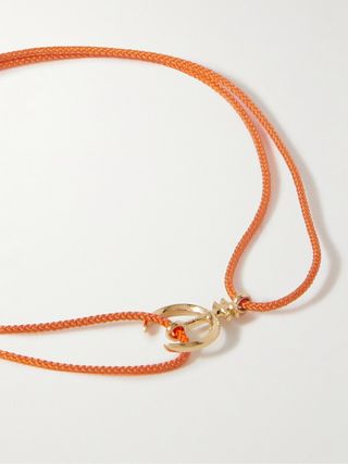 Luis Morais Gold and Cord Bracelet — view 4