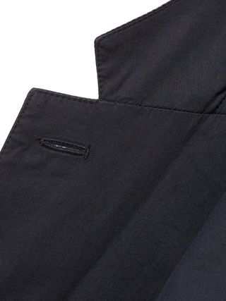 Ermenegildo Zegna Navy Stretch-Cotton Poplin Suit Jacket — view 4